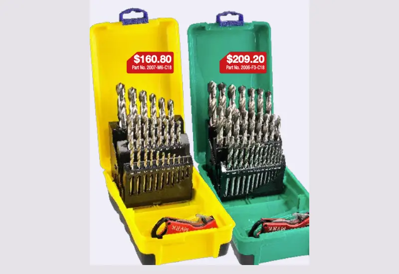 Bordo HSS Bright Finish Metric Jobber Drill Sets