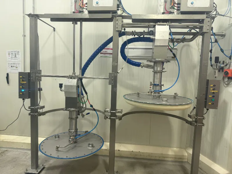 Completed twin steel bar-rolling machines installed in an industrial workshop.