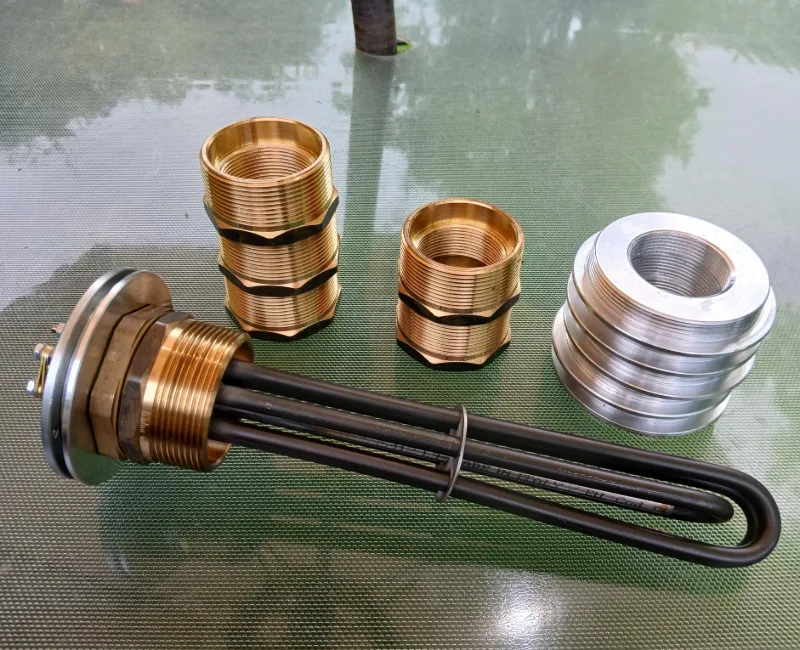 Custom made heating element mountings