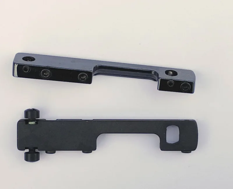Custom made precision rifle scope mounts.